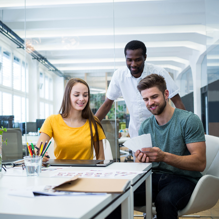 Team Reviewing ideas