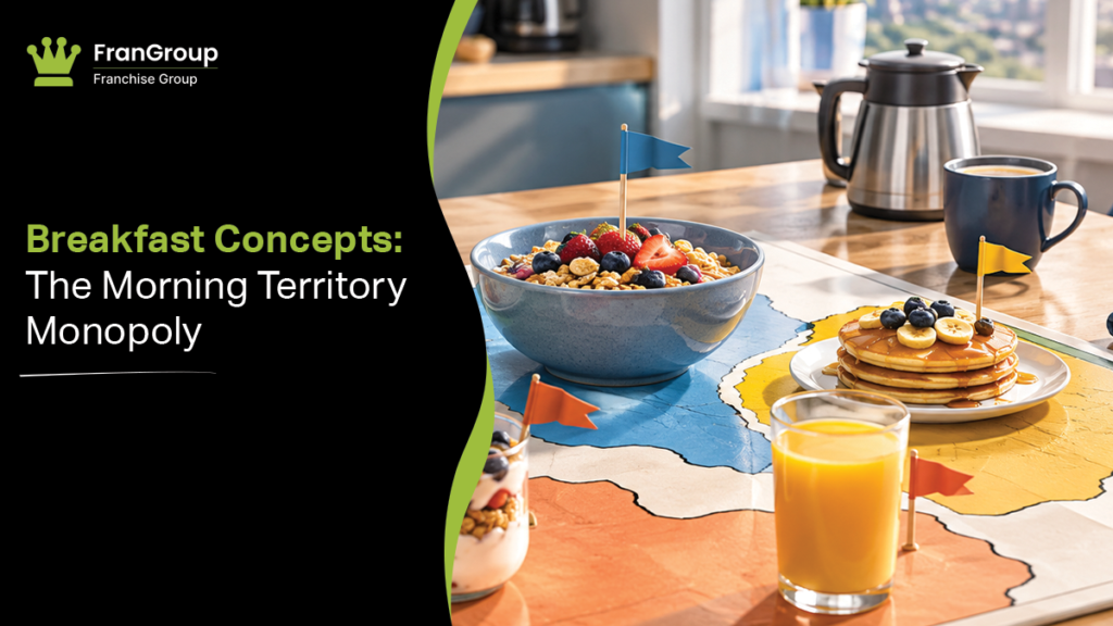 Breakfast concepts morning territory monopoly.