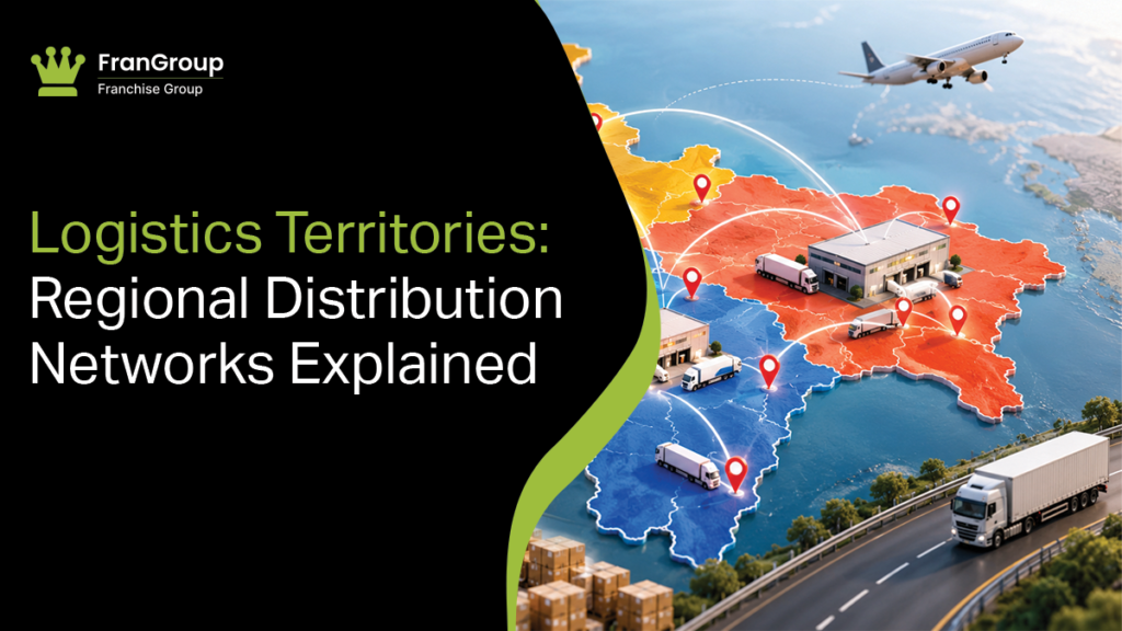 Logistics franchise territory regional distribution.