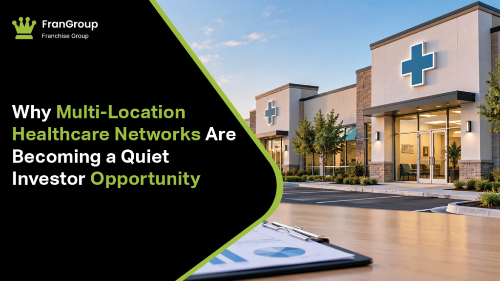 Multi location healthcare networks investor opportunity.