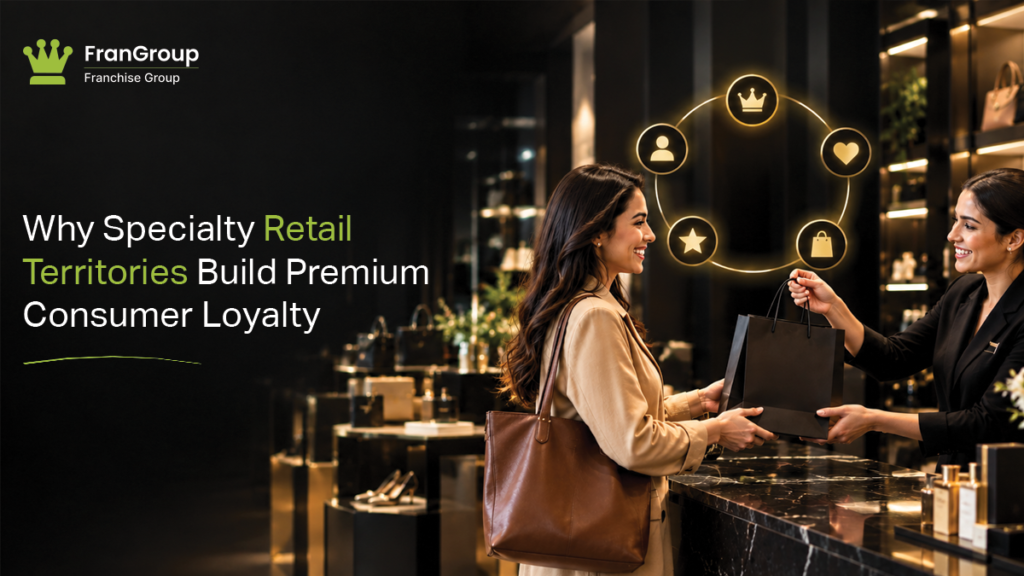 Specialty retail franchise territory premium loyalty.